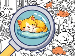 Find the Kitten: Spot the Cat